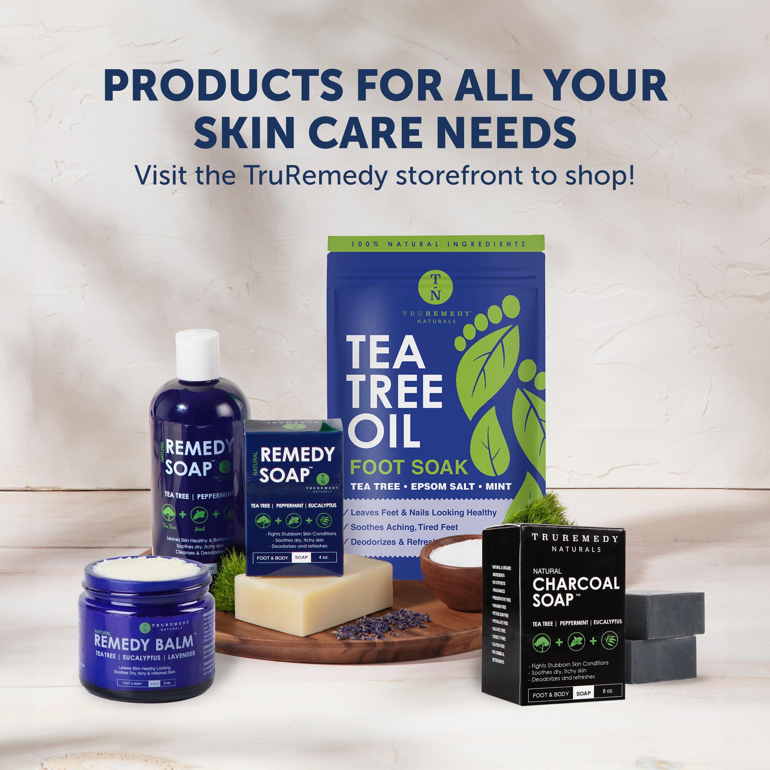 Truremedy Naturals Truremedy Naturals Tea Tree Oil and Lemongrass Body Wash - Body Wash and Helps Skin Irritations - Tea Tree and Lemongrass Soap Body Wash (1 pk, 12 oz)