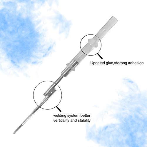 UPTATSUPPLY Poseidon Tattoo Cartridge Needles 50Pcs Assorted Mixed Size Round Liner 12 Standard 3rl 5rl 7rl 9rl 11rl Disposable Membrane Tattoo Needles Long Taper for Makeup