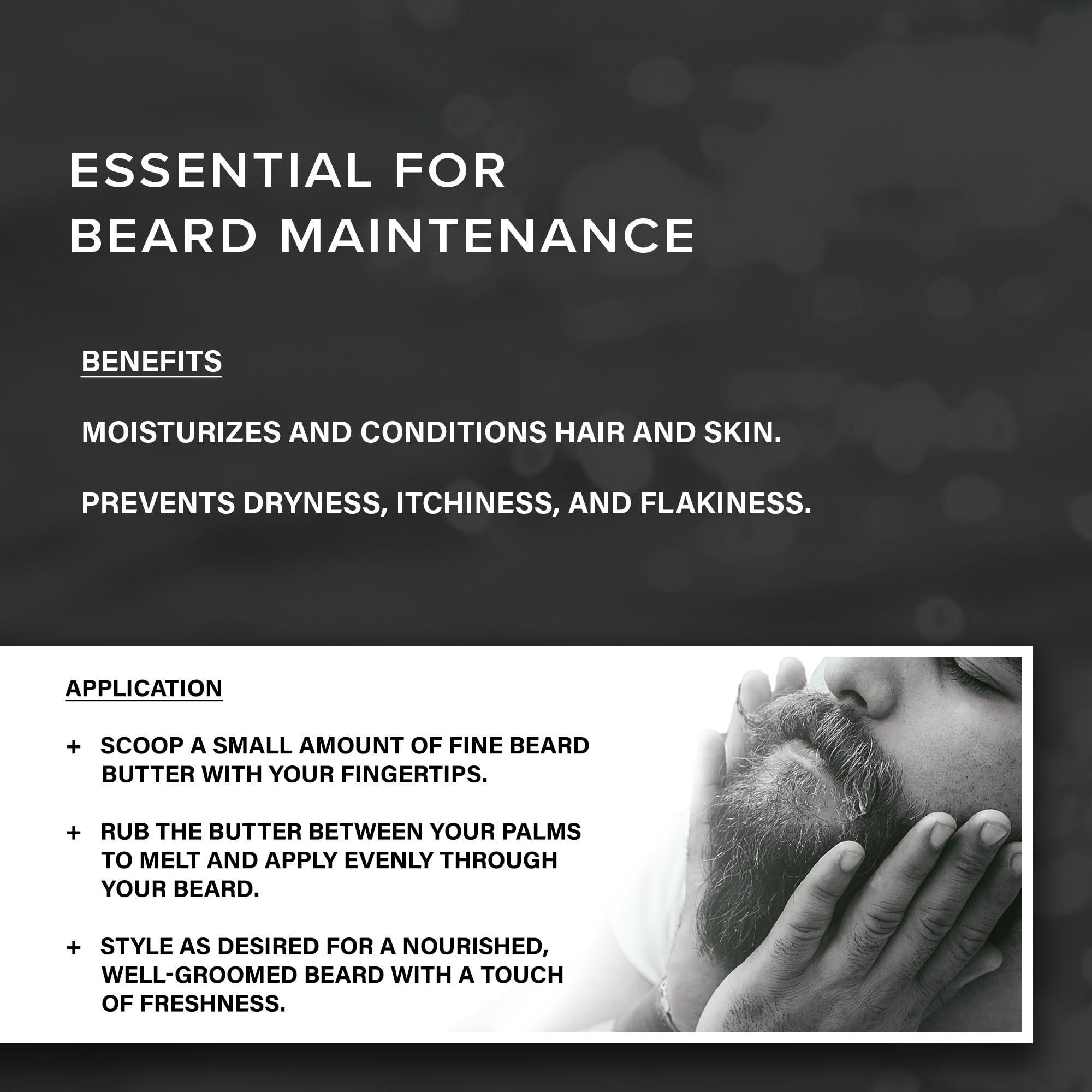 Copper Johns Copper Johns Beard Butter for Men with Shea Butter, Jojoba Oil & Sea Minerals for Moisture, Softness, Control, & Sheen, Barbershop-Warm Wood & Bay Rum, 2 oz