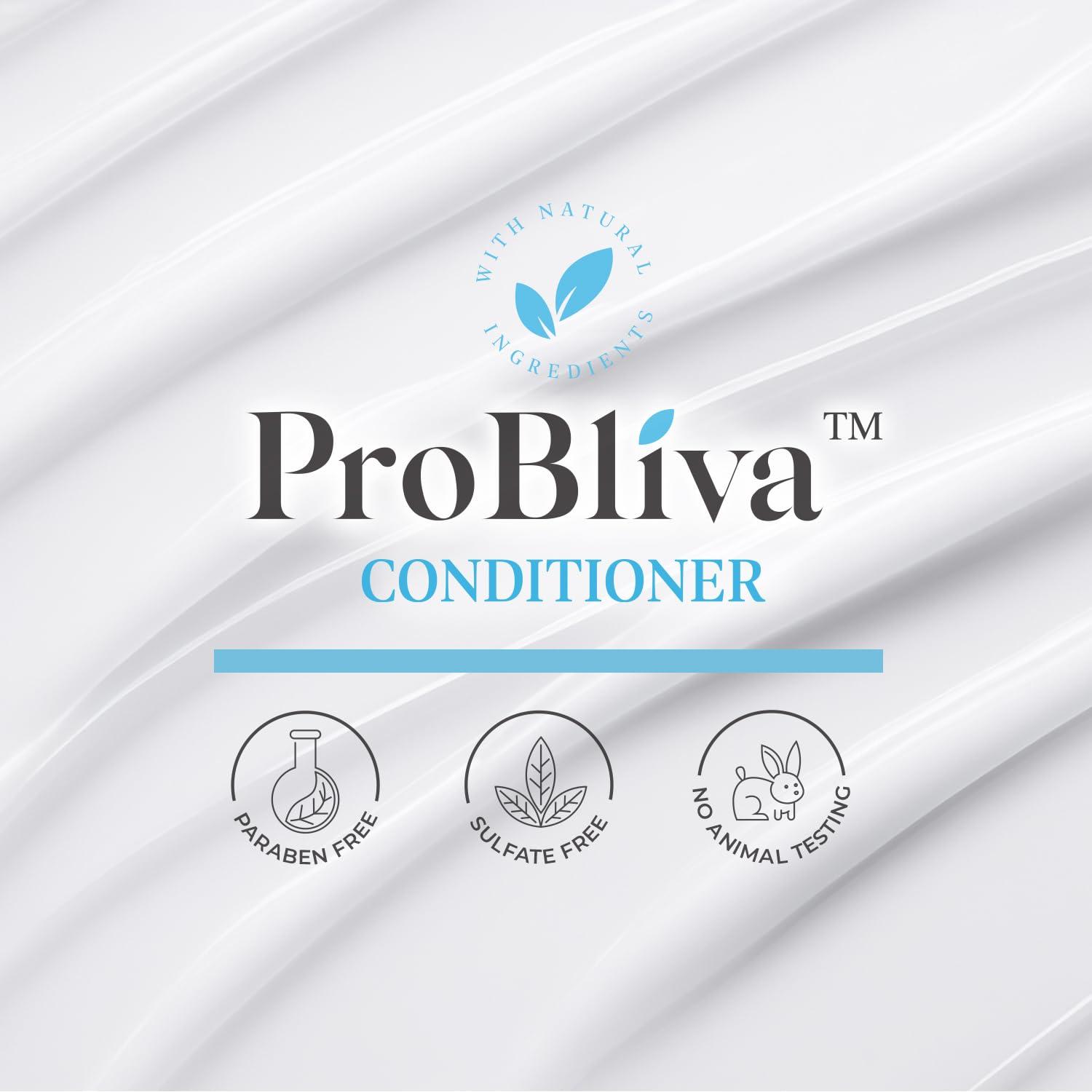ProBliva Dandruff Hair & Dry Scalp Conditioner: Deep Moisturizing & Soothing Relief with Natural Ingredients - Calms Itch Fungus Flakes, 10 fl. oz.