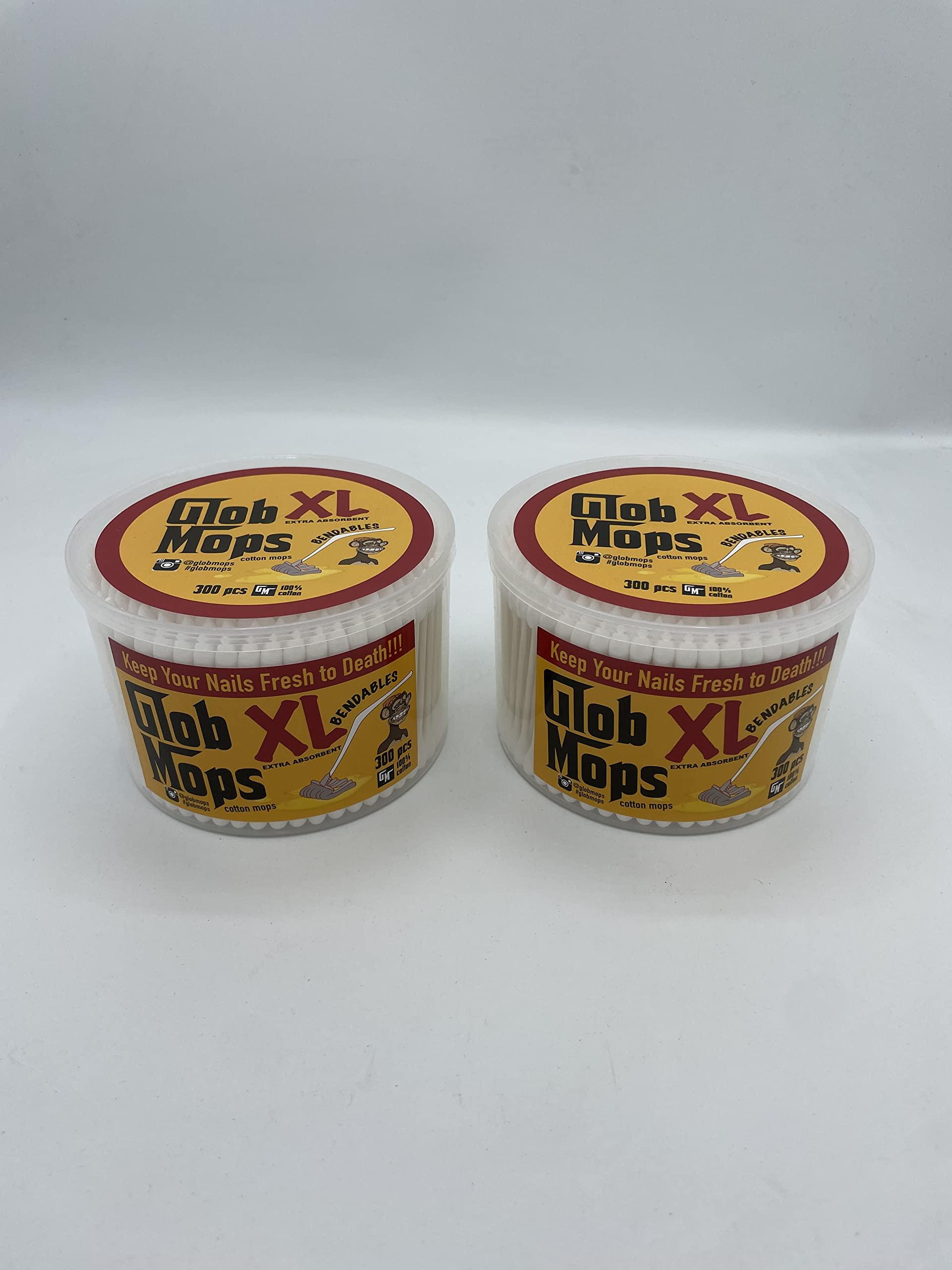 Glob Mops Glob Mops BENDABLE XL Cotton Swabs (2-Pack, 600 Total Cotton Buds)