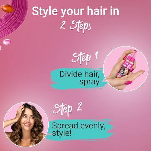 Livon Livon Hair Serum for Men & Women | Frizz-free, stronger and shinier hair | Sulphate & Paraben free| For All Hair Types | Lightweight & Non Greasy | Enriched with Argan Oil & Vitamin E | 3.3 Fl.Oz