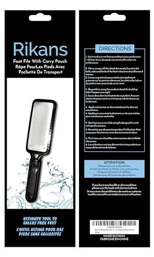 Rikans Rikans Colossal Foot File, Professional Foot Rasp Callus Remover, Foot Care Pedicure Tool to Remove Hard Skin,Can Be Used on Wet or Dry Skin, High Grade Stainless Steel File (Foot File set)