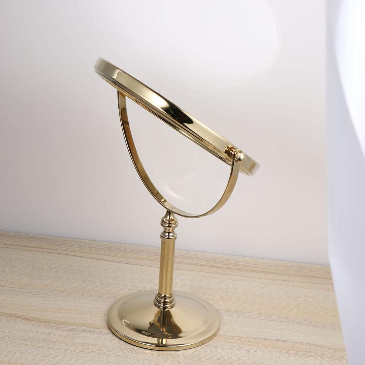 Uonlytech Uonlytech 1PC Swivel Vanity Mirror Makeup Stand Vanity Table Desk Cosmetic Mirror Double Sided Cosmetic Mirror Desk Mirror for Makeup Stand Mirror Dressing Table Mirror Miss Adjustable