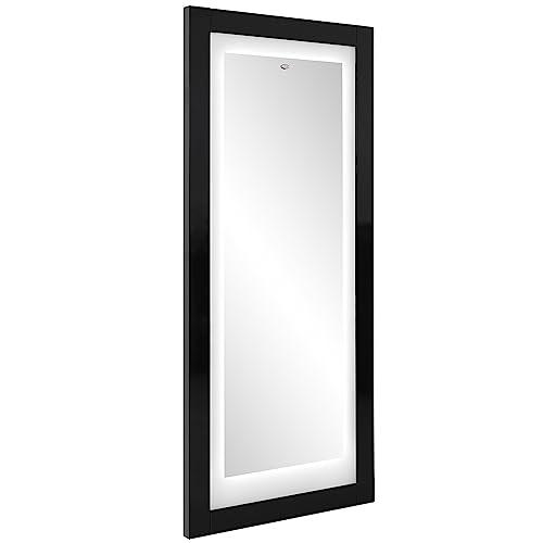 Dir Dir Salon Mirror Hair Salon Styling Wall Mount Salon Station Luna in Black