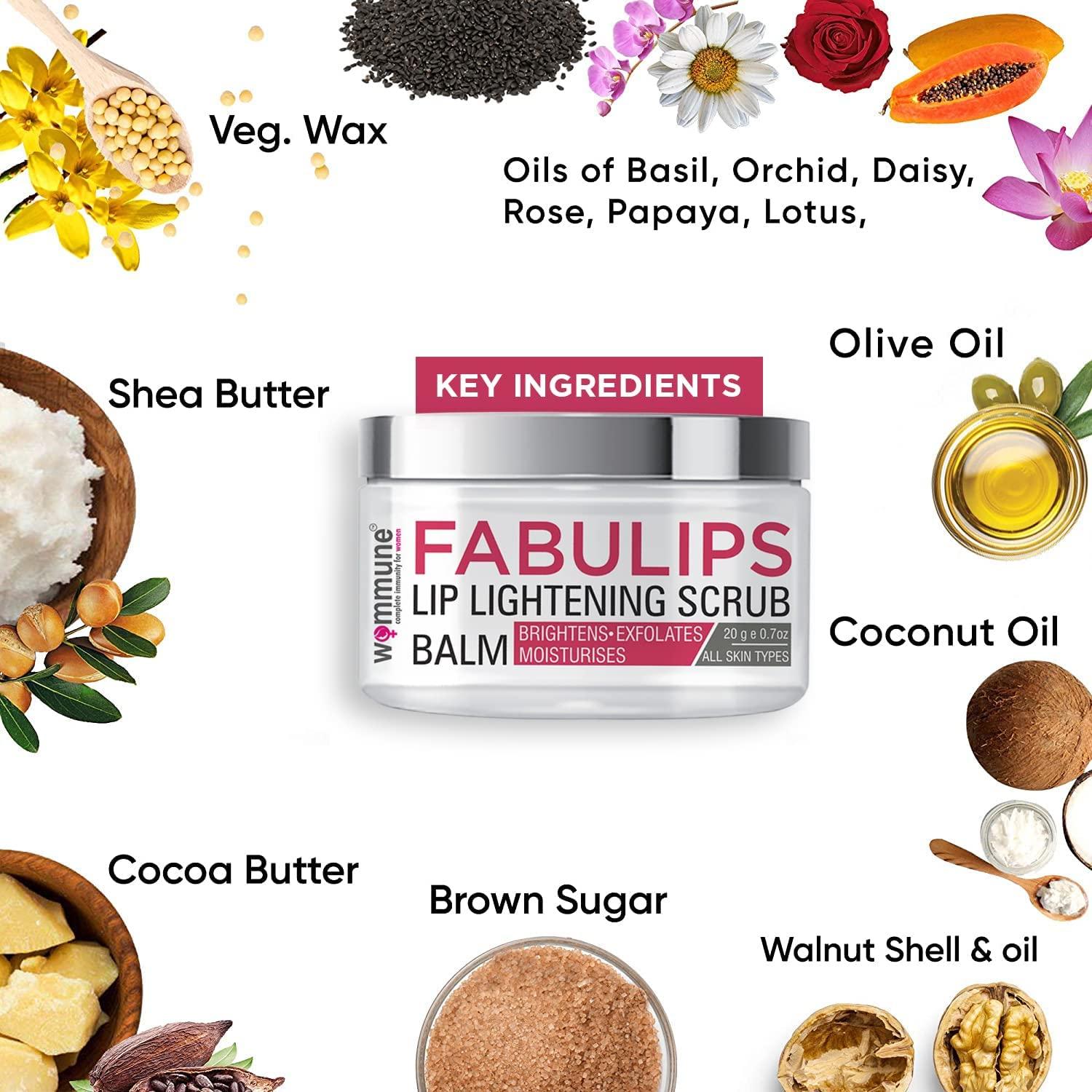 Generic Lip Scrub Balm Lightening and Brightening Dark Lips Tanned & Darkened Lipstick stains/Smoker/Dry/Chapped/Lip Care For men & Women - 20 Grams - 0.70 Ounce