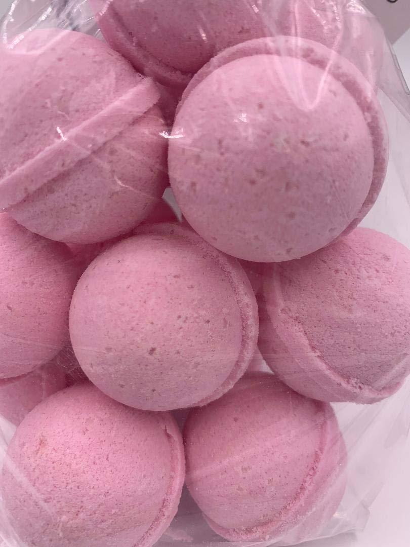 Spa Girl/Spa Pure Spa Pure Strawberry Shortcake Bath Bombs: USA Made with Shea Butter, Ultra Moisturizing, Great for Dry Skin, All Skin Types (14 Count) Pack of 1