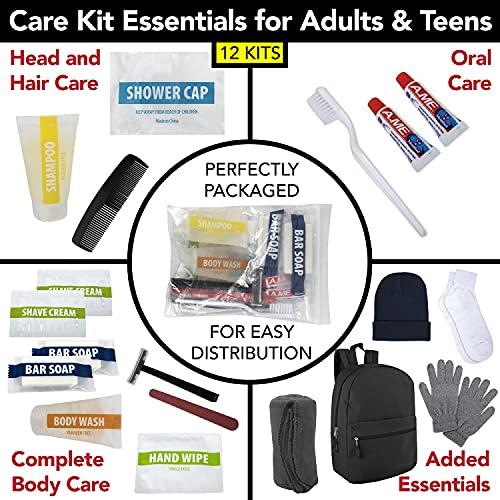 Trail maker 12 Pack Homeless Care Package Supplies Bulk Winter Care Kit, Homeless Winter Hygiene Kit Supplies in Bulk, 20 Pieces