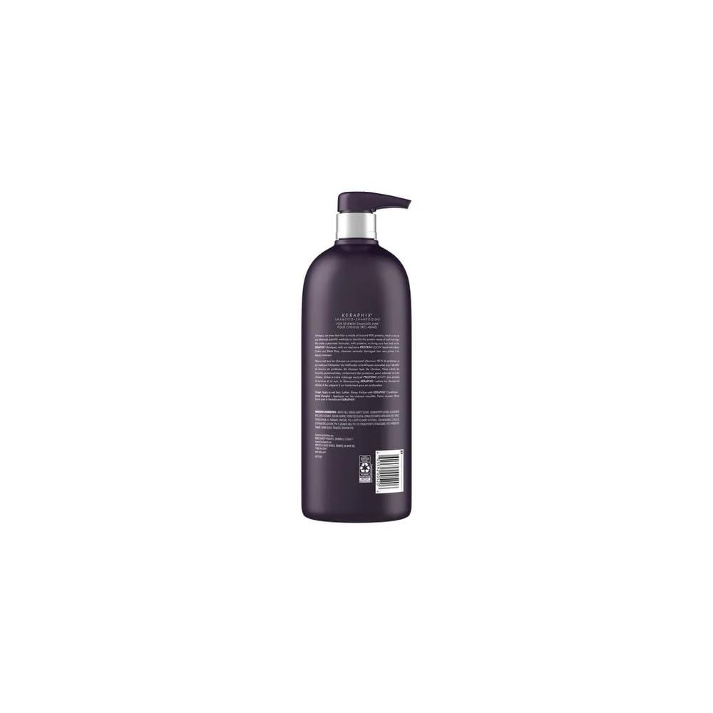 Nexxus Nexxus Keraphix Shampoo With ProteinFusion for Damaged Hair Keratin Protein, Black Rice, Silicone-Free 33.8 oz