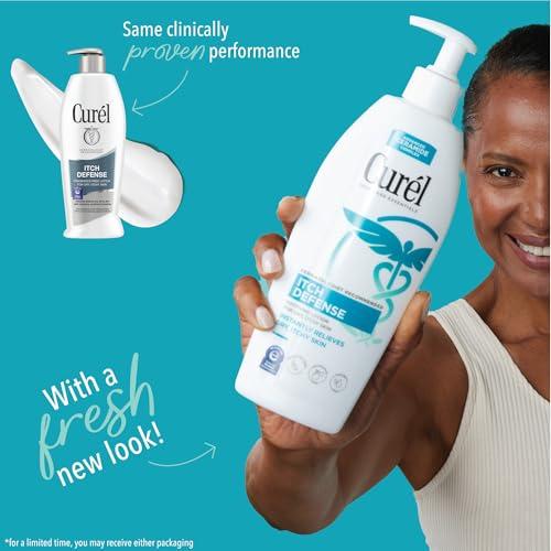 Curel Curel Itch Defense Calming Body Lotion, Moisturizer for Dry, Itchy Skin, Body and Hand Lotion, with Advanced Ceramide Complex, Pro-Vitamin B5, Shea Butter, 13 Oz, Pack of 3