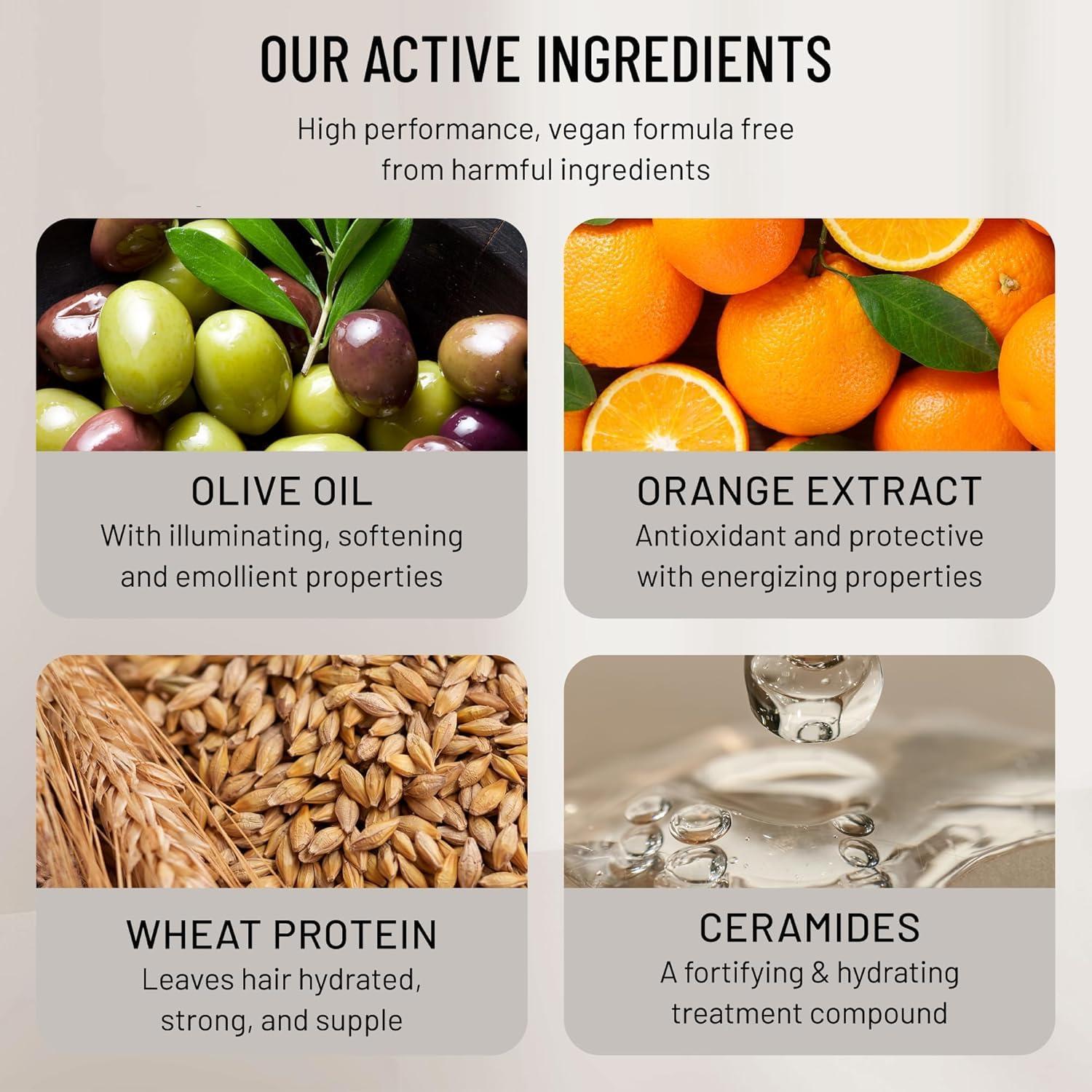 Il Salone Milano The Legendary Collection Alfaparf Il Salone Milano Professional Mythic Conditioner - Detangling Conditioner Formulated with Olive Oil + Orange Extract for Increased Shine and Manageability - Salon-Quality Hair Care (33.8 oz / 1000 ml)