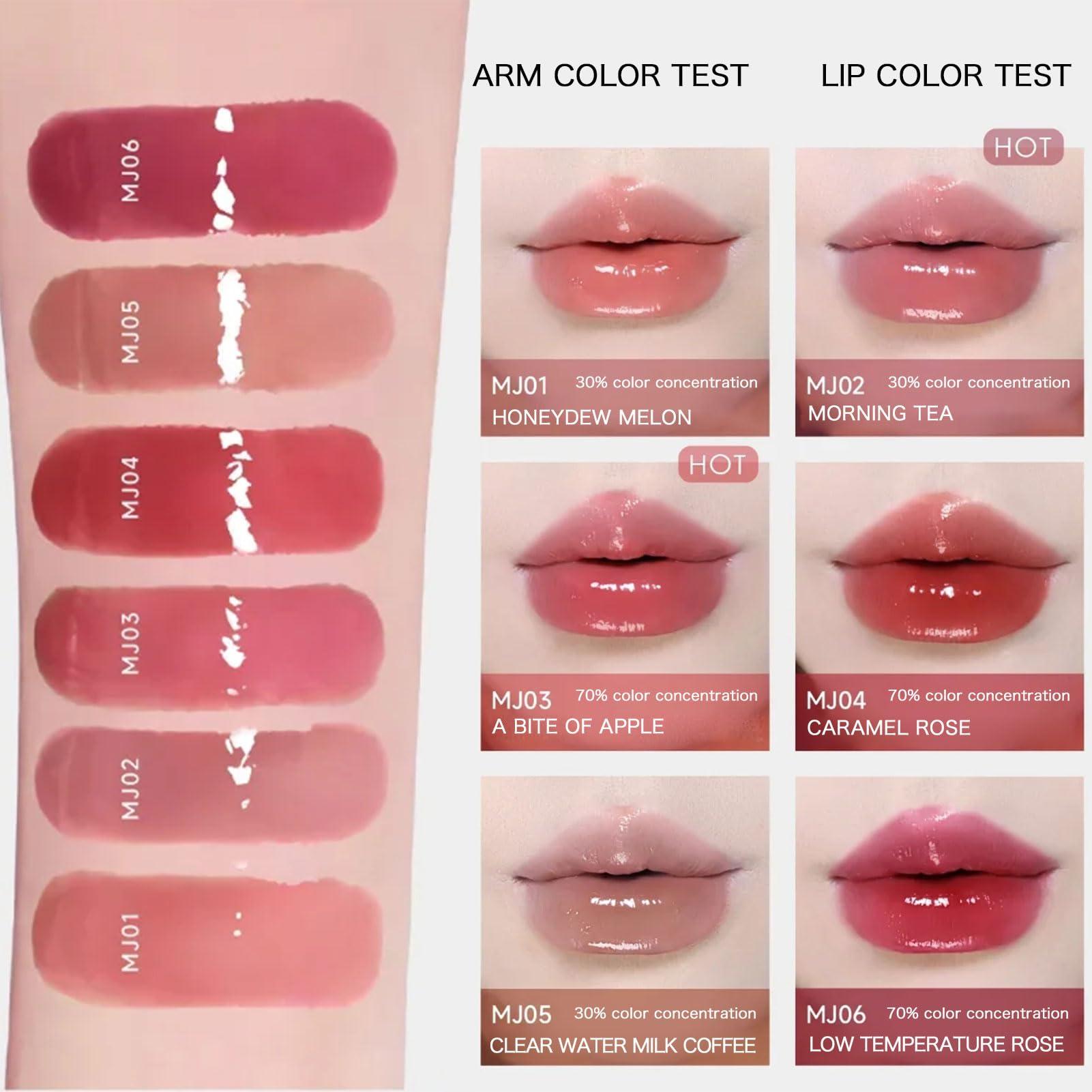 Generic Aztk Meltykiss Jelly Gloss Lipstick, Aztec Gloss Lipstick, Aztk Lipstick, Aztec Lip Gloss, Aztk Moisturizing Melty Kiss Lip Jelly, Long Lasting Non-Fading Lipstick Lip Gloss (#3)