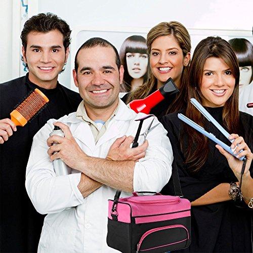 AYNEFY AYNEFY Cosmetics Salon Hairdressing Bag, Salon Handbag Hairdressing Tools Bag Portable Easy to Use Scissors Comb Holder Bag Hairstyling Travel Case