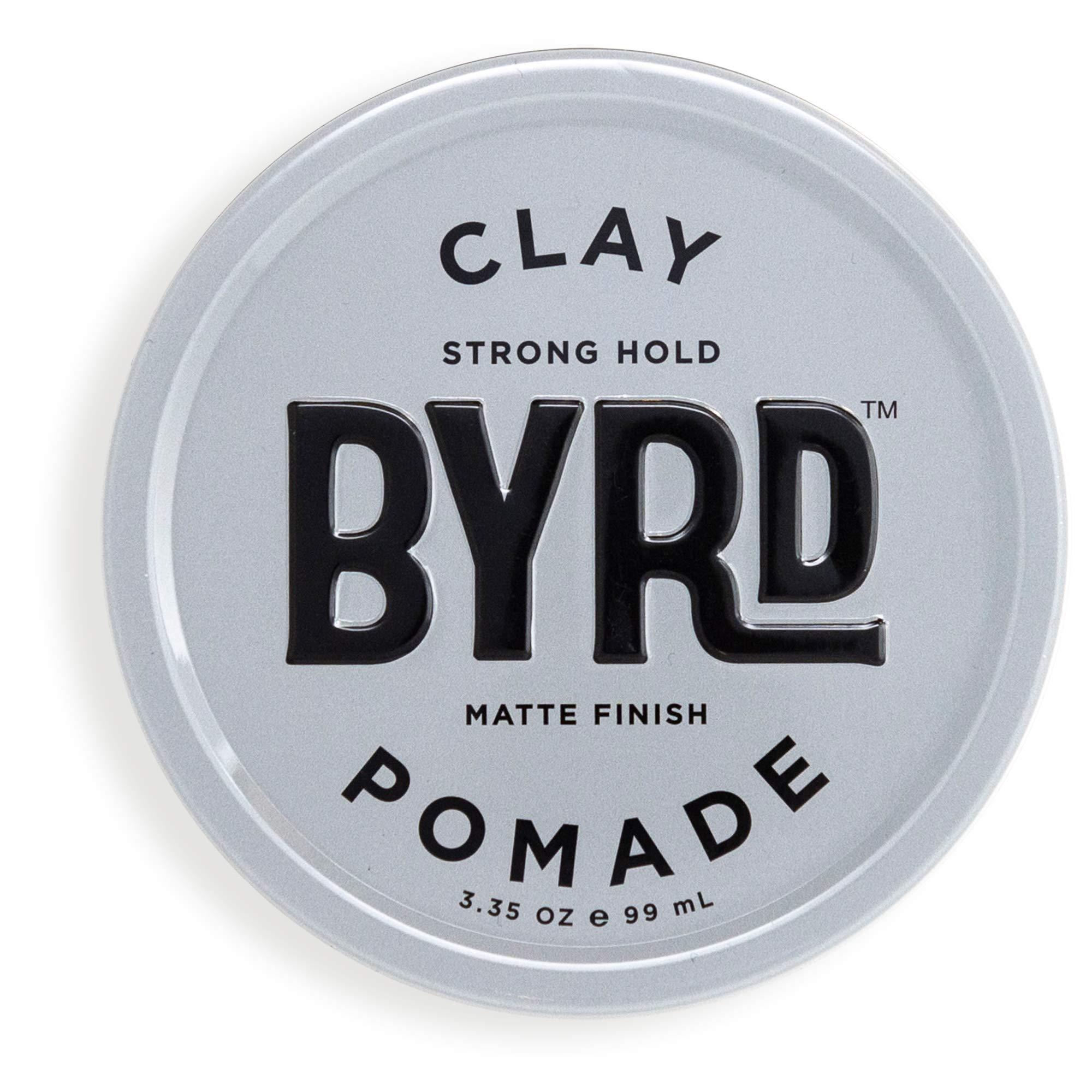 BYRD Hairdo Products BYRD Hair Clay Pomade – Strong Hold, Ultra Matte Finish, Add Volume and Sculpt to All Hair Types, 3.35 Oz