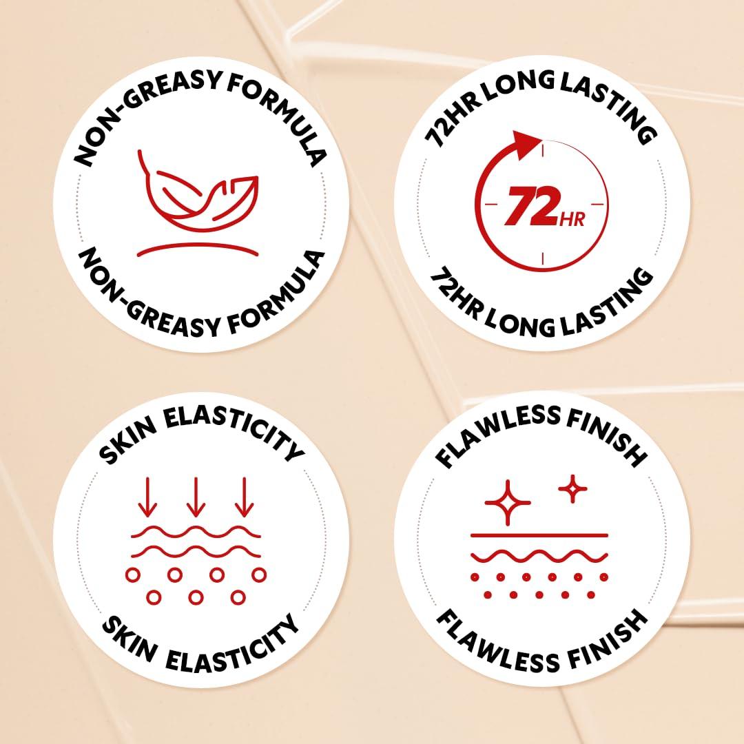 TIRTIR [*Mini Size*] TIRTIR Mask Fit Red Cushion Foundation | Full coverage, Weighless, Skin fit, Satin Glow Finish, Korean cushion foundation (#33C Hazel, 0.15 Fl Oz)