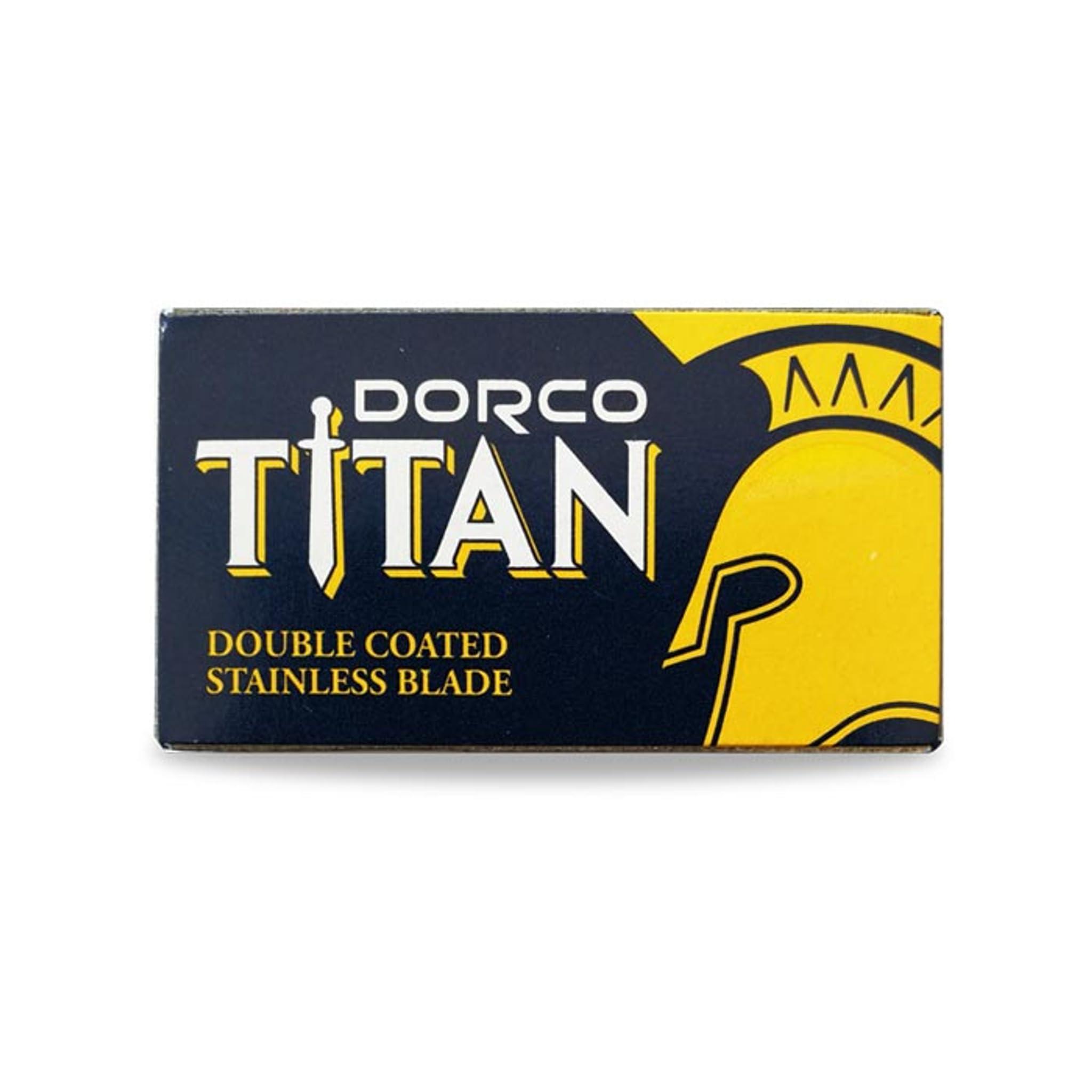the shave factory DORCO Titan Double Edge Razor Blades - Pack of 100 Stainless Steel Blades