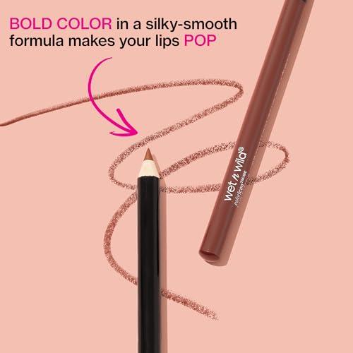 wet n wild wet n wild Lip Liner Pencil Color Icon Lip Color Makeup, Dark Brown Chestnut (Pack of 2)