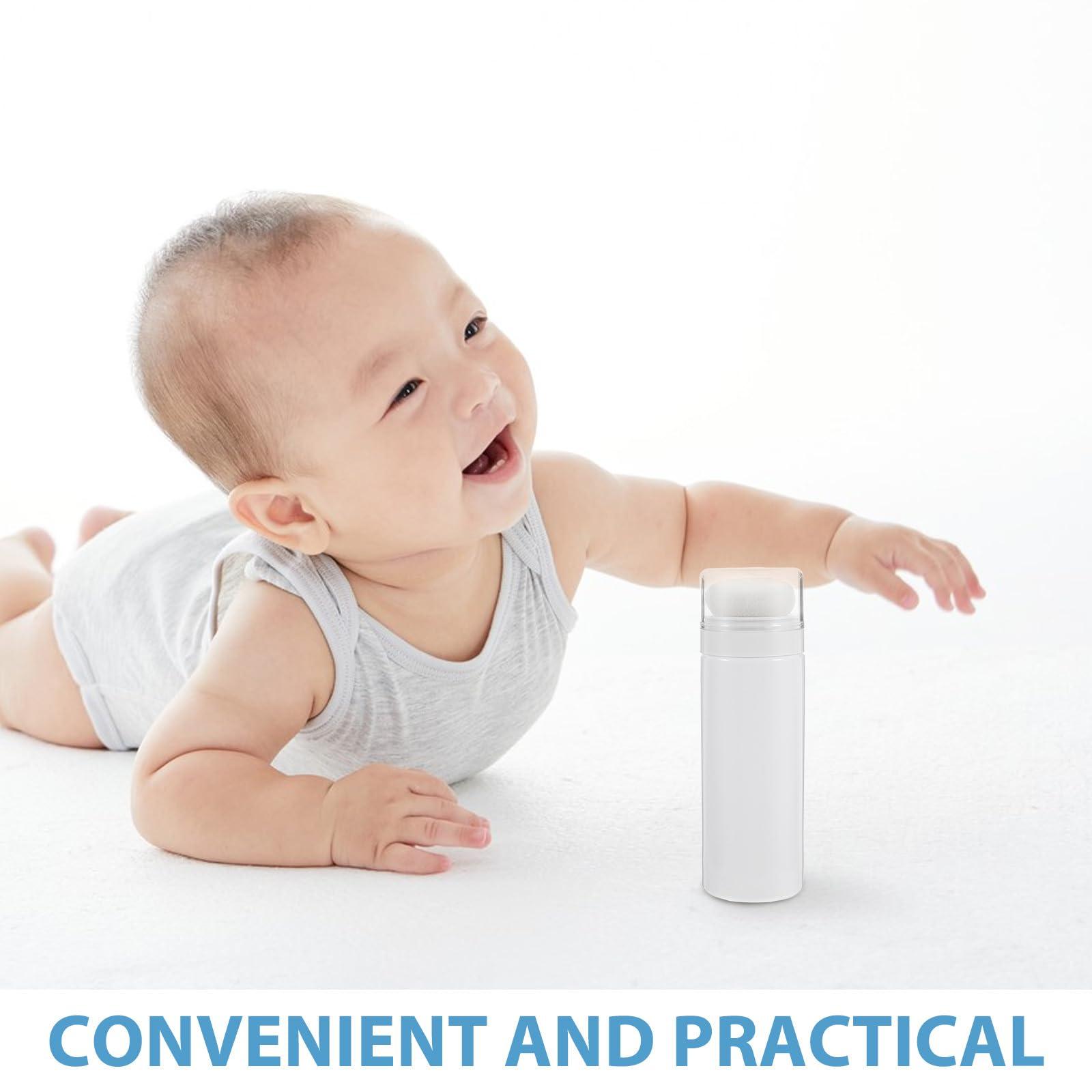 FOMIYES FOMIYES Loose Powder Containers Powder Powder Puff Box talcum Powder Bottle Body Powder Container with Puff Loose Powder Bottle for Body Powder Makeup Powder Container Puffs