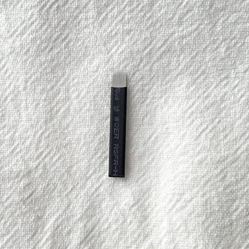 Yoomay Yoomay U16 50Pcs Disposable Microblading Needles with 0.18mm Diameter,Permanent Makeup Supplies Manual Eyebrow 16 Pins U Shape Shading Blades