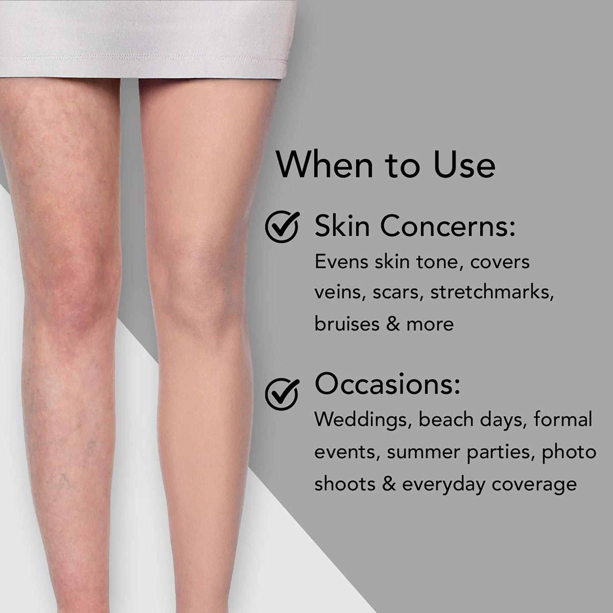 Dermablend Dermablend Leg and Body Makeup, with SPF 25. Skin Perfecting Body Foundation for Flawless Legs with a Smooth, Even Tone Finish, 3.4 Fl. Oz.
