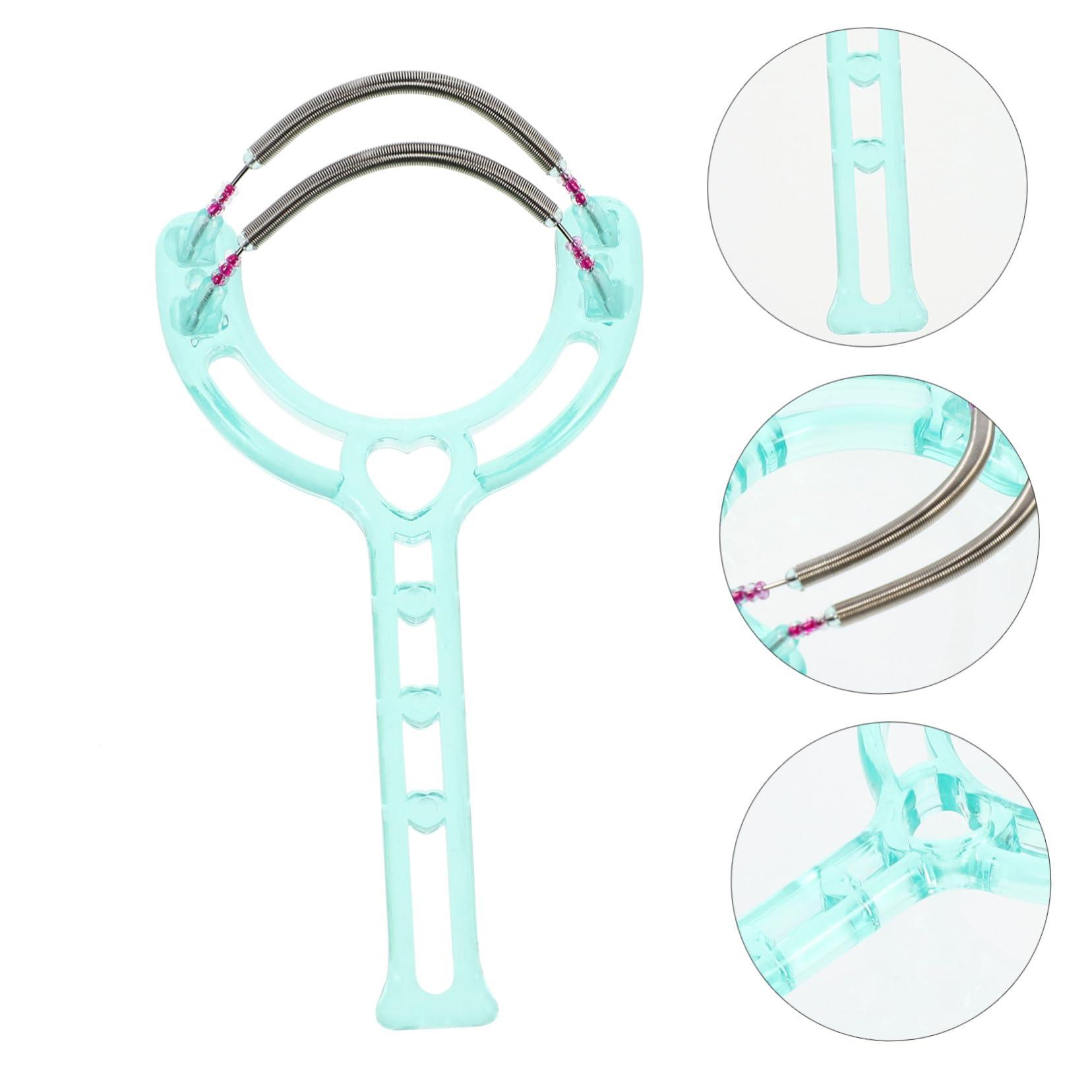 MERRYHAPY MERRYHAPY Manual Facial Hair Removal Threading Tool Portable Spring Epilator for Women Face Hair Remover Dual Spring Design Random for Eyebrows and Facial Hair Removal