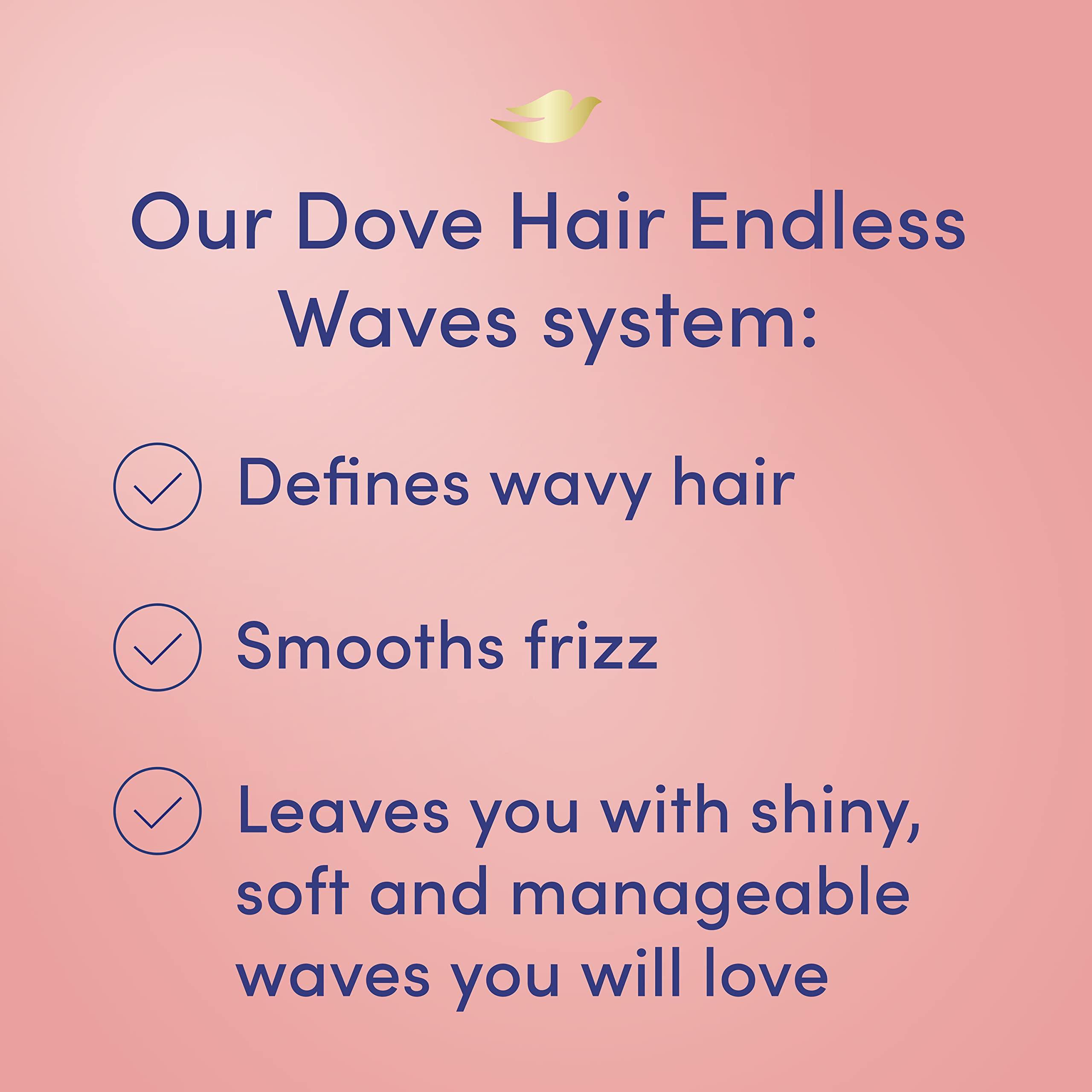 Dove Dove Conditioner for Curly Hair Endless Waves Sulfate Free Hair Conditioner 20.4 fl oz
