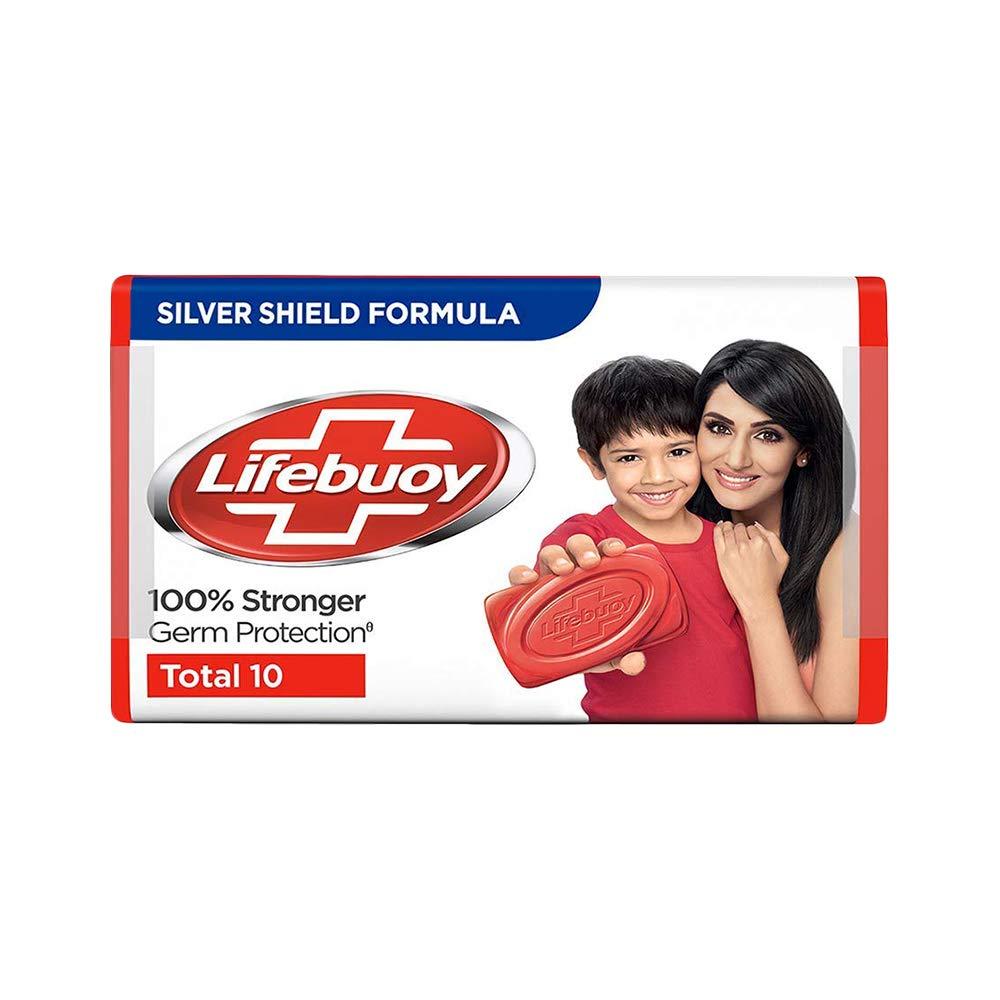 Lifebuoy Lifebuoy Total 10- Soap Bar - 125g X 12 Bars (125g X 12 Bars)