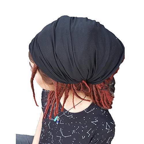 Qovelly Unisex Spandex Dreadlocks Tube 3 Packed Long Hair Covers for Men Women (Long Set-3 Packed)