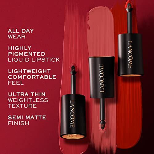 Lancôme Lancôme L'Absolu Rouge Drama Ink Semi-Matte Liquid Lipstick - Highly Pigmented - All Day Wear - 481 Nuit Pourpre
