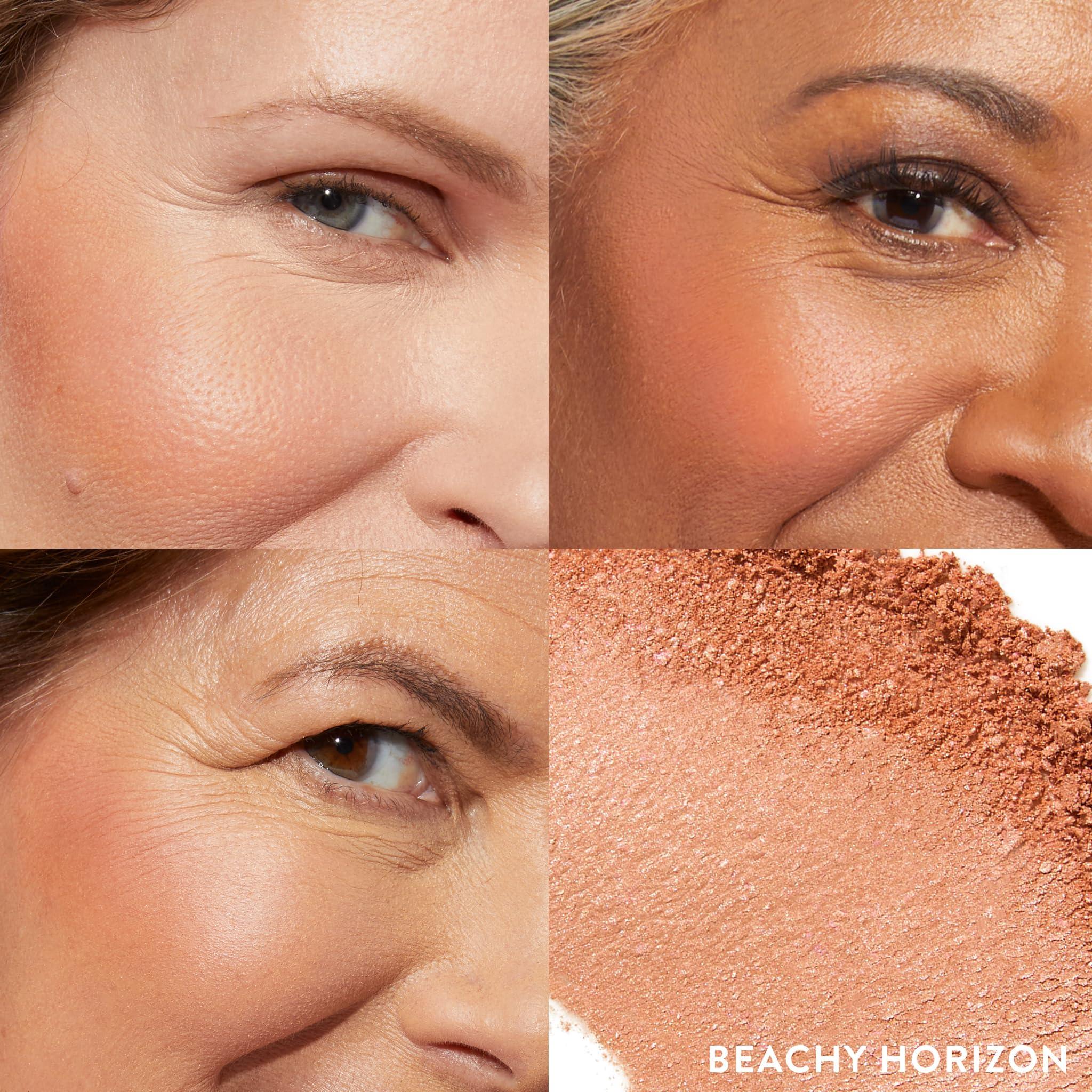 LAURA GELLER NEW YORK LAURA GELLER NEW YORK Baked Blush-n-Brighten Marbleized Blush for Cheeks - Beachy Horizon - Natural Finish