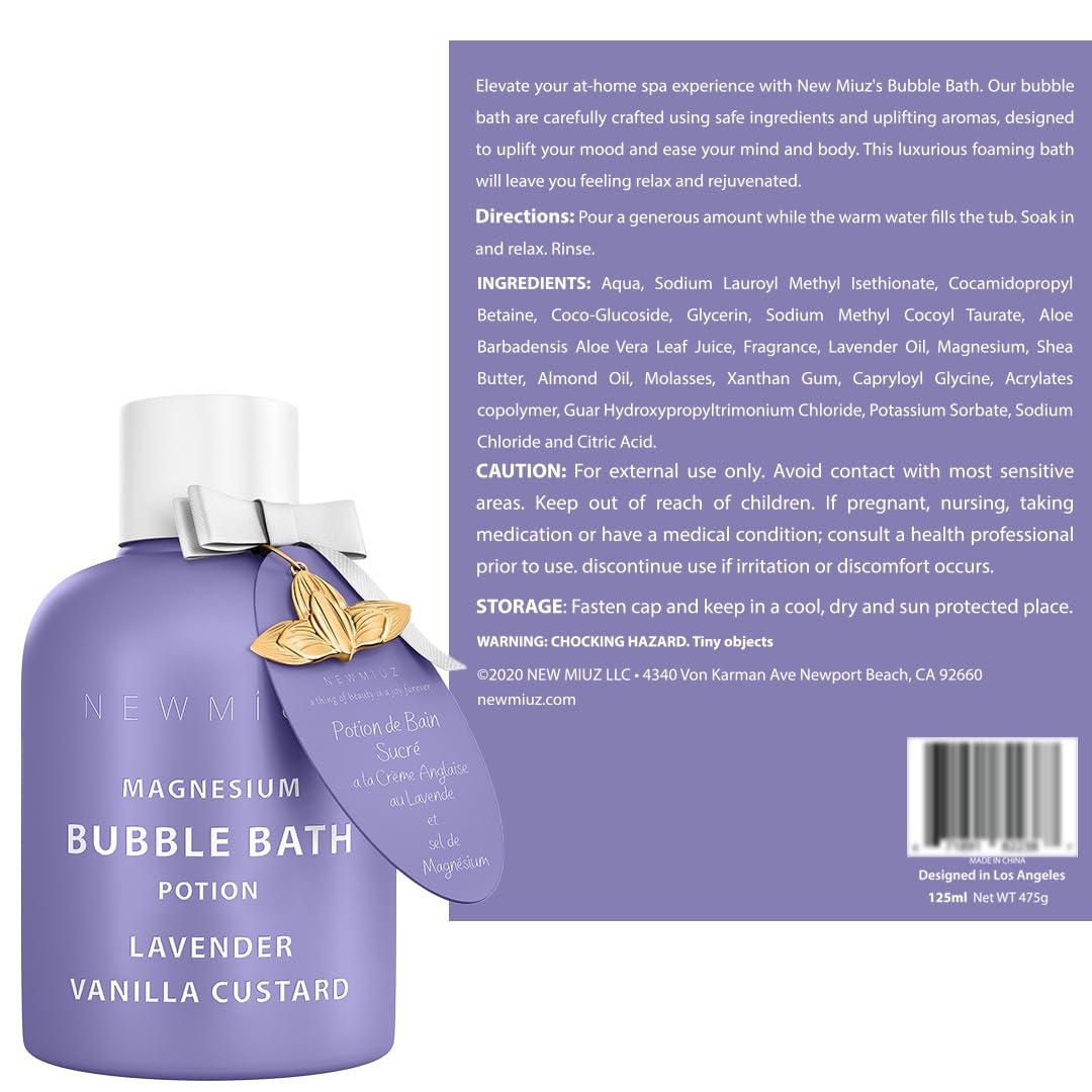 New Miuz Premium Sweet Bubble Bath Gifts for Women and Men - Pack of 2