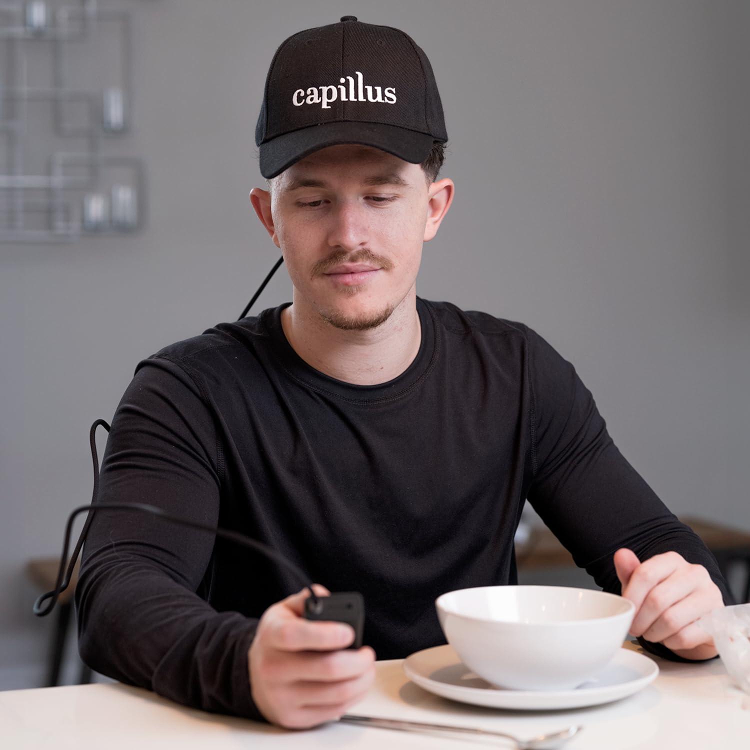 Capillus Capillus Plus Mobile Laser Therapy Cap for Hair Regrowth, with 202 Red Light Lasers for Laser Hair Growth, Red Light Hair Growth