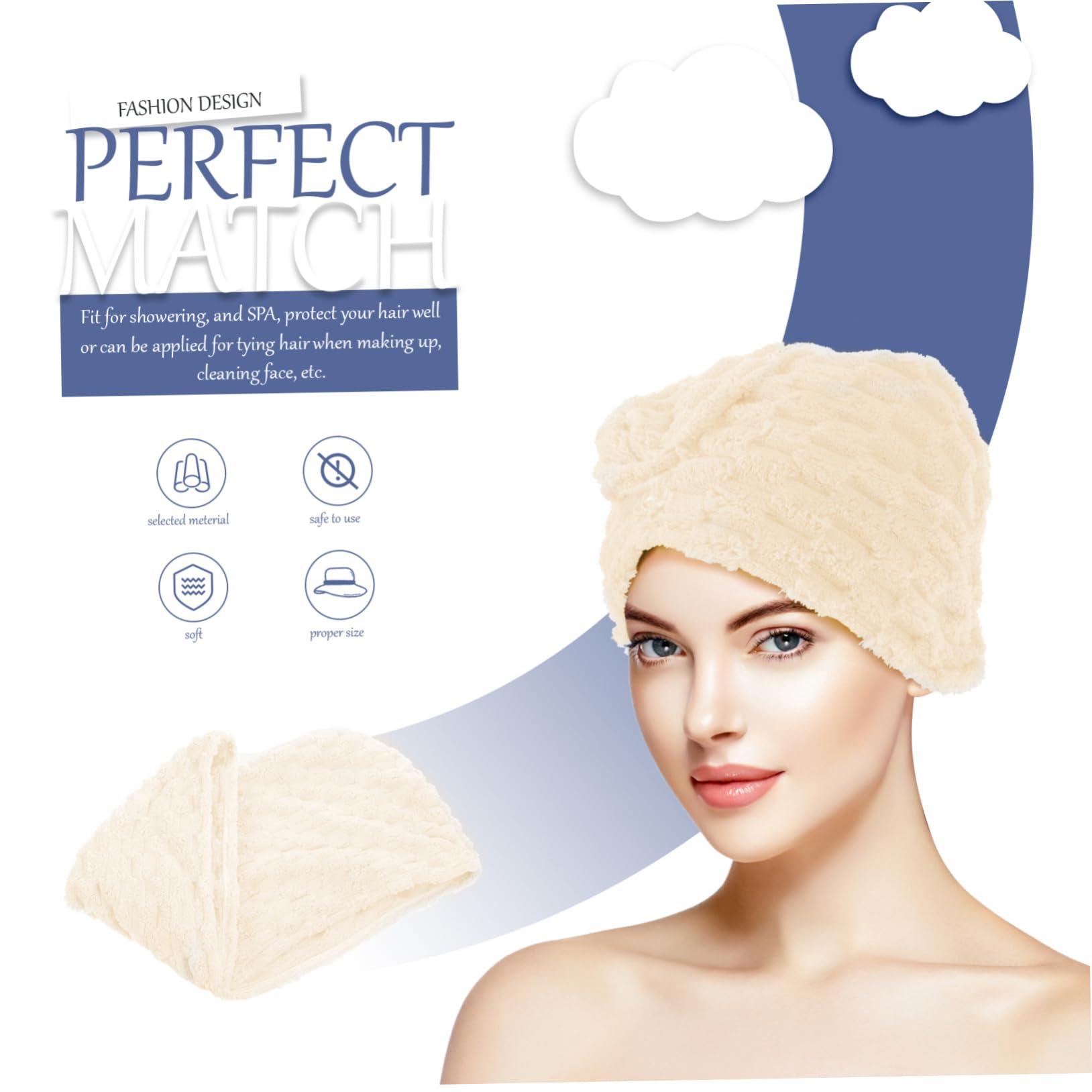 WOONEKY WOONEKY Head Wrap Towel for Wet Hair Fast Drying Hair Turban Women\'s Hair Towel Wrap Scalp Care