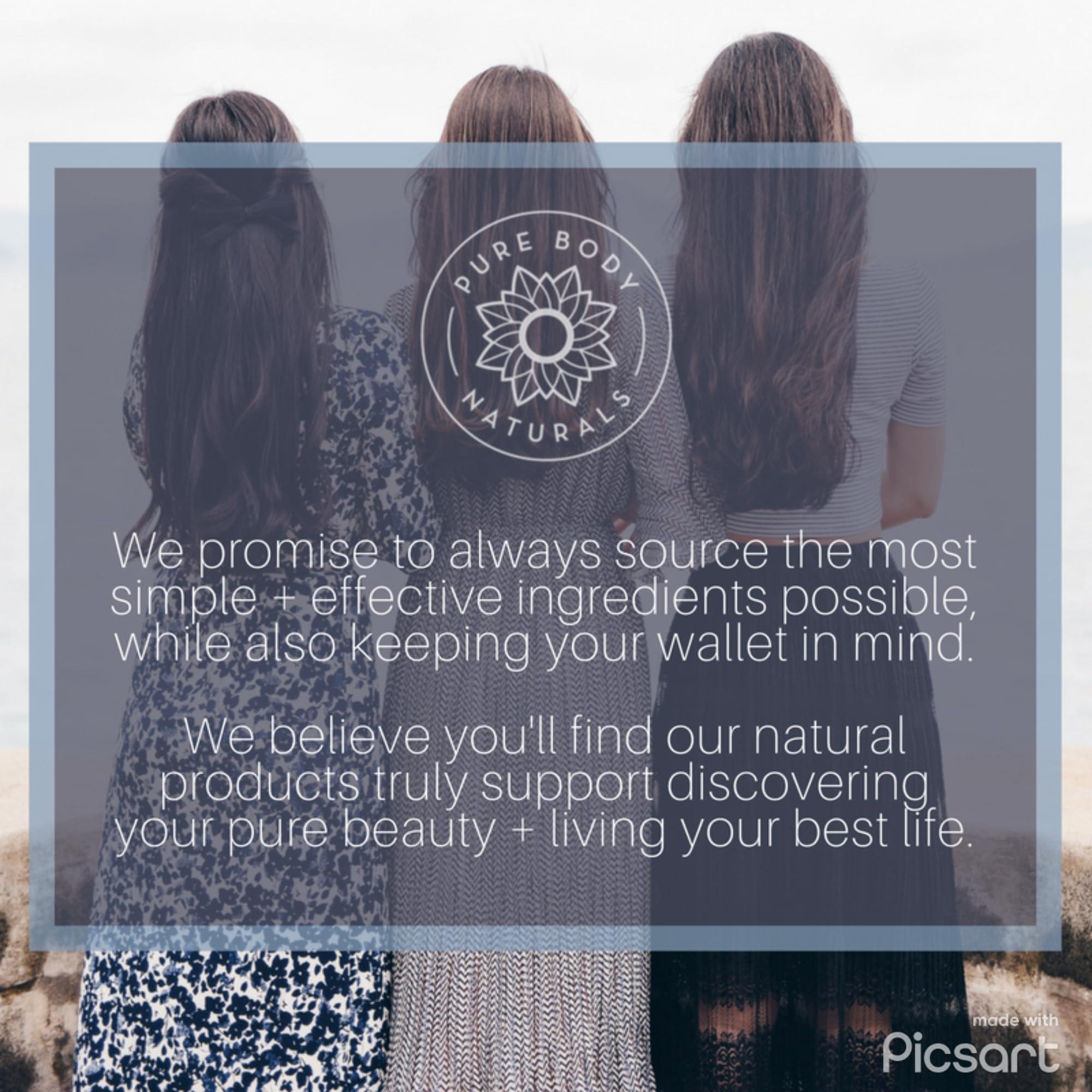 Pure Body Naturals Pure Body Naturals Dead Sea Mud Mask - Face Mask and Body Mud for Acne, Blackheads, and Oily Skin - Facial Self Care for Men and Women - Minimize Pores with Deadsea Mud, Clay, Charcoal - 8.8 Ounce