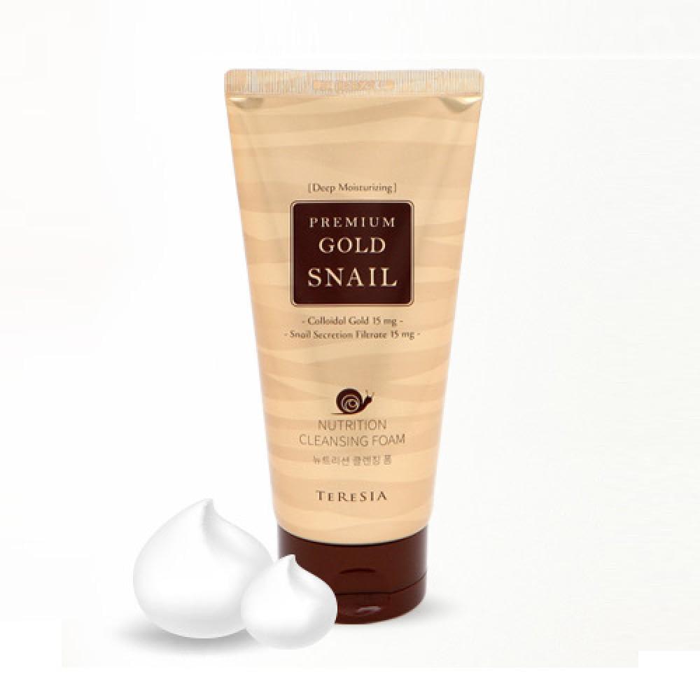 Generic Teresia Nutrition Cleansing Foam Premium Gold Snail 150ml/ 5.0fl.oz. From Korea