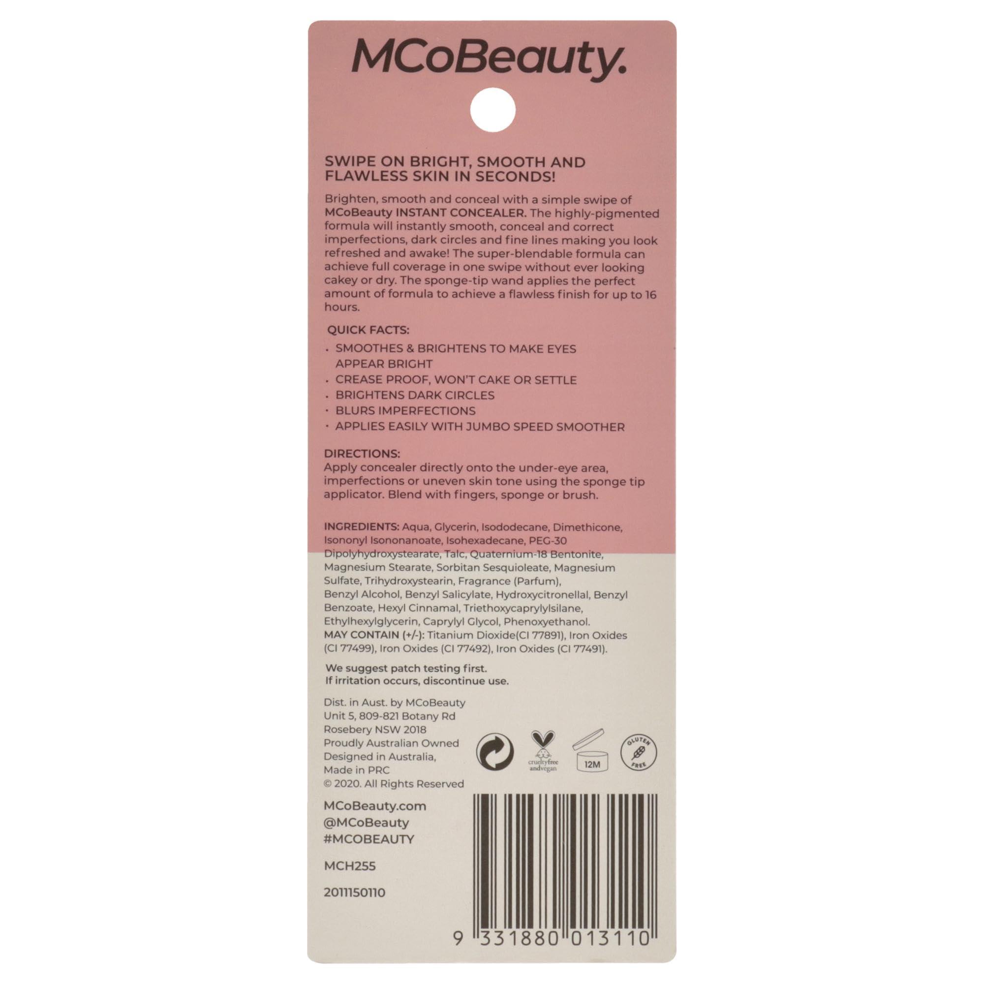 MCoBeauty MCoBeauty Instant Camouflage And Contour Concealer - Highly Pigmented, Full Coverage Creamy Concealer - Brightens And Smooths The Skin - Waterproof, Long-Wear Formula - Bronze - 0.3 Oz