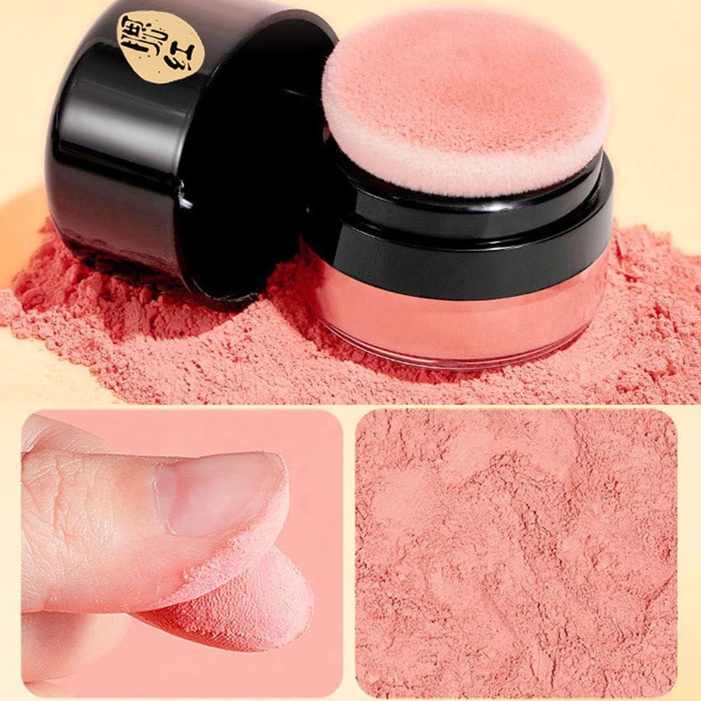 Generic Powder Blusher Matte Blush Powder Mushroom Head Air Cushion Blush High Gloss Soft Mist Cheek Rouge Natural Waterproof Face Contour Makeup Cosmetics