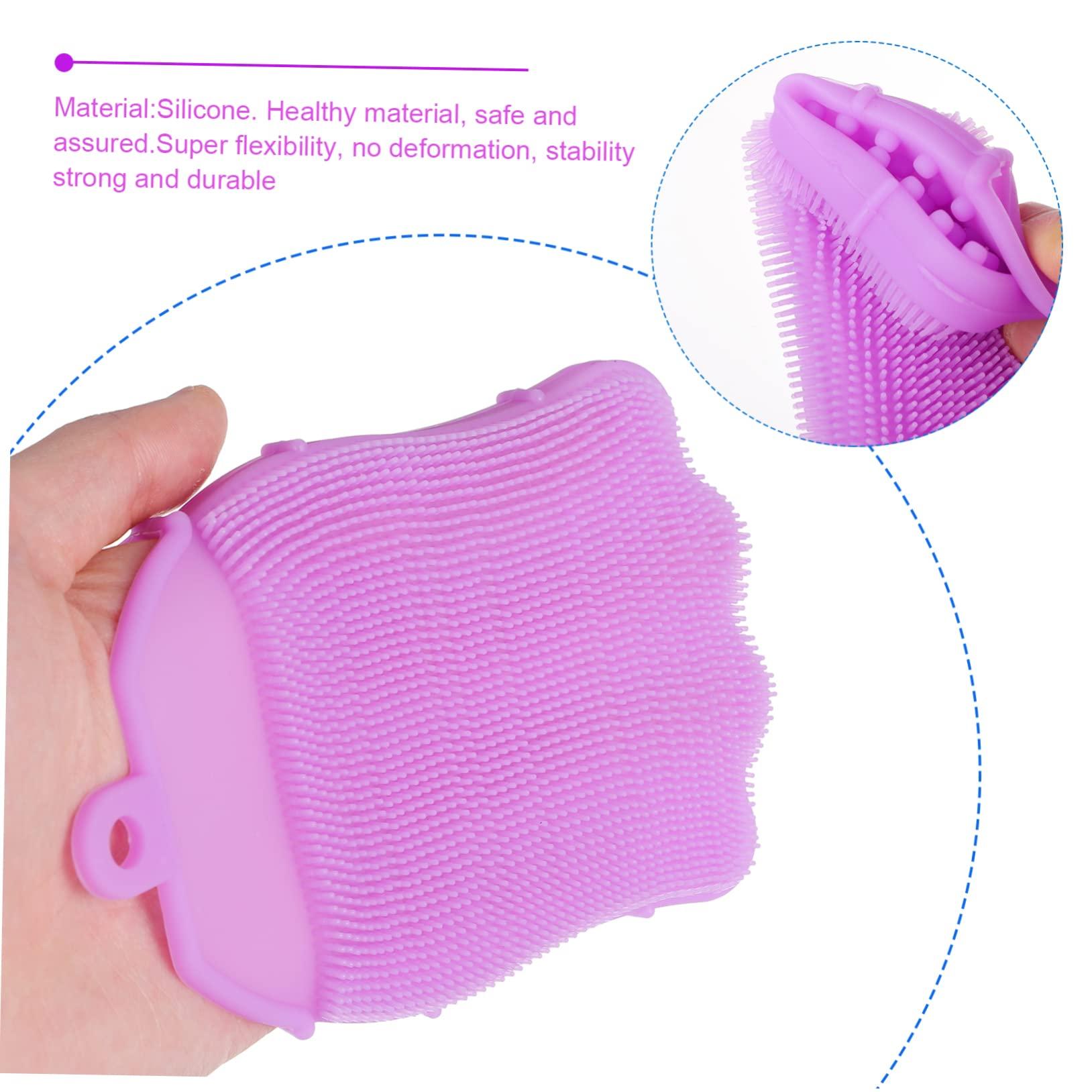 Gogogmee Gogogmee Silicone Baby Shower Bath Brush for Infants Family Bathing Tool Exfoliating Pad Gentle on Skin Easy to Clean Non-Slip