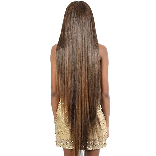Motown Tress Motown Tress (Ldp-remy46) - Heat Resistant Fiber HD Invisible Lace Front Wig in F4_27_33, 1.0 Count