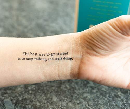 Thug Ink Motivational Quotes by Thug Ink® - 7 Temporary Tattoos ~ Daily Motivational Quotes ~ Inspirational Quotes ~ Water-transfer Tattoos