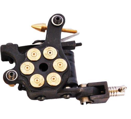 Pirate Face Tattoo Carver Tattoo Kit 4 Machine Guns Power Supplies / 2 Rotary Machines / 2 Coil Machines / 7 Ink/LCD Power Supply / 50 Needles/Plus Accessories