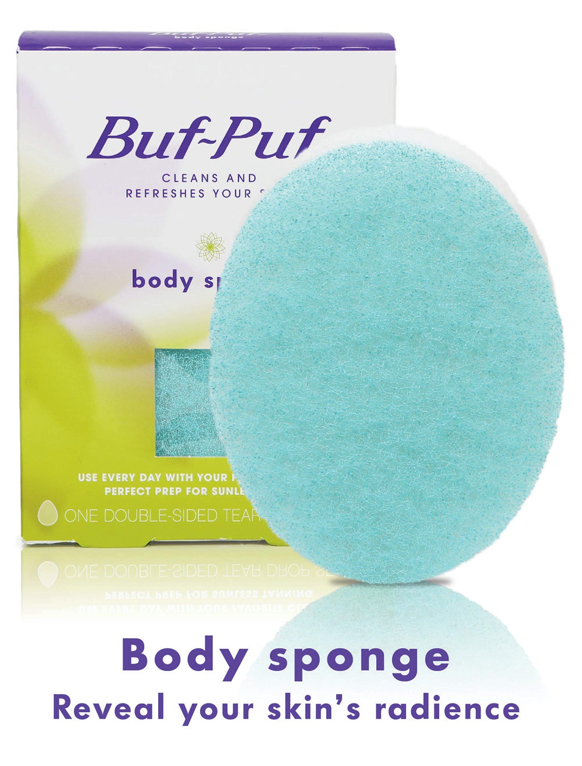 3M Buf Puf Body Sponge, Bath Sponge, Dermatologist Developed, Cleanses Skin of Dirt, and Excess Oil, Reusable, Exfoliating, 1 Count