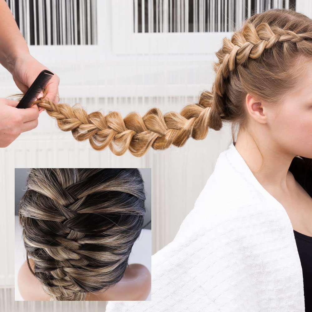 TCOTBE TCOTBE 2 Sets Topsy Tail Hair Accessories - DIY Braiding Tool Kit for Girls and Women, Updos, Ponytails, and French Braids