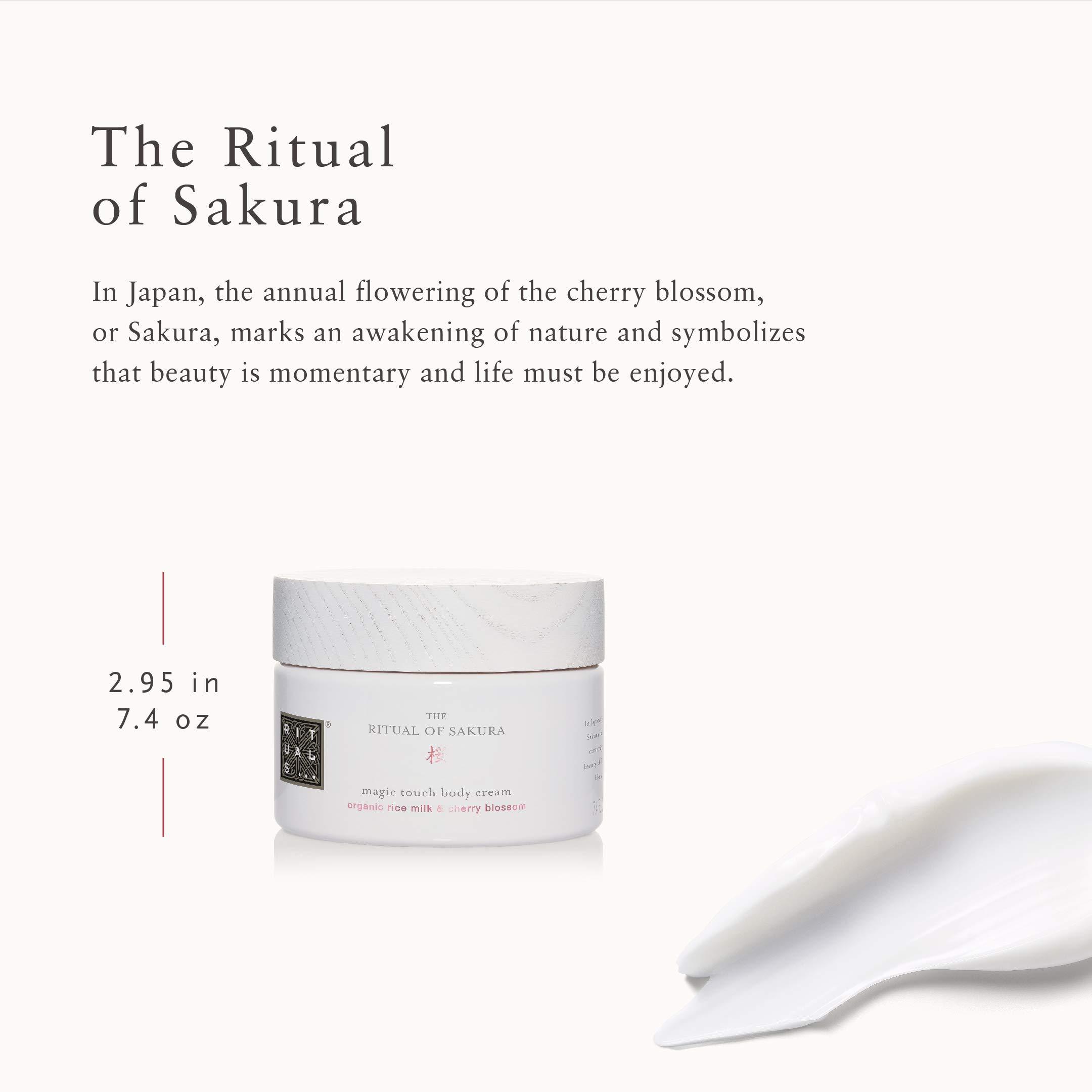 RITUALS RITUALS Sakura Renewing Body Cream - Moisturizer with Rice Milk & Cherry Blossom - 7.4 Fl Oz