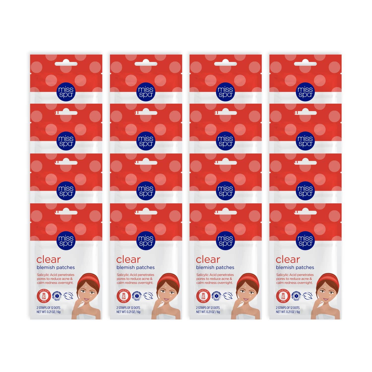 MISS SPA MISS SPA Clear Blemish Patches, Acne Dots, Pimple Patches For Face, Reduce Acne & Calm Redness, Invisible Spot Treatment, Dermatologist Tested,16 pack