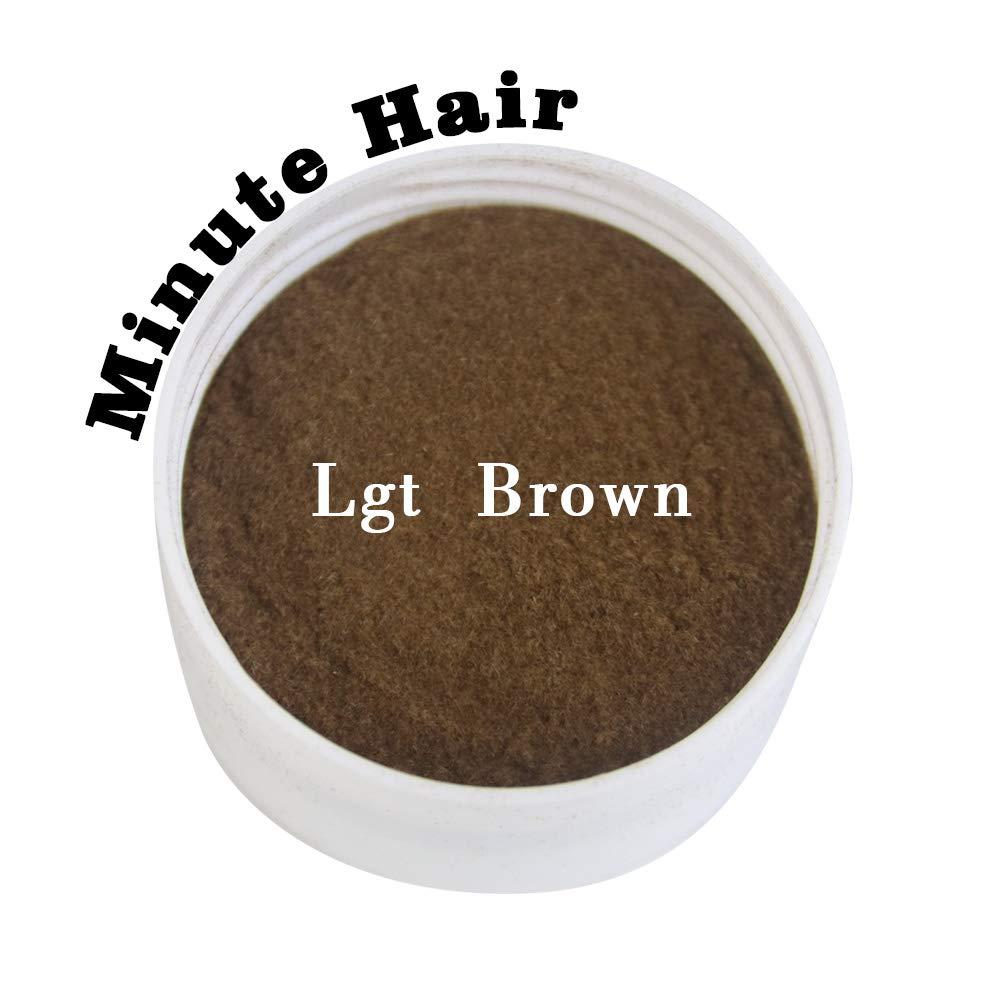 Minute Hair Hair Building Fibers Light Brown 57 Grams (2 oz) Minute Hair Refill Hair Loss Concealer That You Can Use for Your Bottles From Competitors Like Toppik, Xfusion (Light Brown)