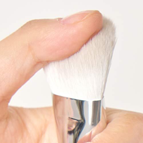 EQUMAL [EQUMAL] Makeup brush set 6pcs with Soft Synthetic hair, Comfortable handle, Eye shadows Face brush Kit, 01 HANDY QUICK COLLECTION (Premium Leather Pouch included)