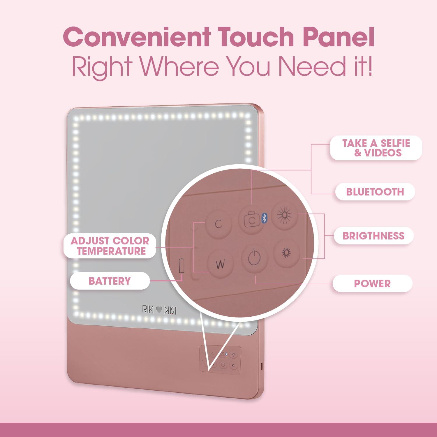 RIKI LOVES RIKI RIKI Skinny DUO (Rose Gold, 10x Magnification)