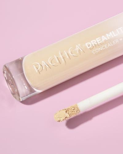 Pacifica Pacifica Concealer DreamLit Glow Full Coverage Concealer with Squalane for Dark Circles & Dark Spot Correction, Lightweight & Long-Lasting, Vegan & Cruelty-Free, Shade 11 (Light Beige)
