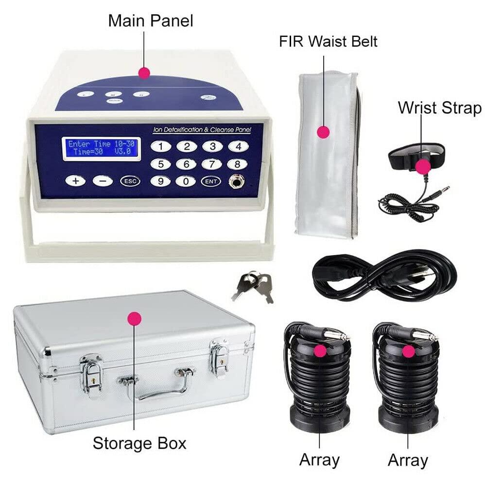 igencare ION Ionic Detox Foot Bath SPA Cleanse FIR Therapy Cleanse Machine with Belt